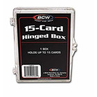 BCW Hinged Trading Card Box - 15 Count