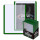 BCW 3x4 Topload Card Holder - Green Border