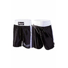 BOXEUR DES RUES - Black Boxing Shorts with Side Bands, Man S