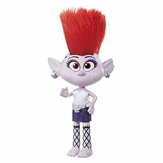 Trolls DreamWorks Stylin Barb Fashion Doll with Removable Dress and Hair Accessory, Inspired World Tour, Girls 4 Years and Up