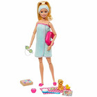 Barbie GJG55 - Wellness Spa Puppe (blond), mit...