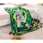 Rick and Morty Run Plush Throw Blanket (48in*60in)