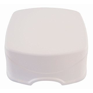 BIECO 79000115 - Kinder Tritthocker und Sitz in einem, weiß, einstufig, Tritthöhe ca. 14 cm, ab 12 Monate bis etwa 10 Jahre