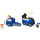 PAW Patrol 6056033 - Chases 2 - in - 1 - Split Second Polizeiwagen mit 2 Figuren