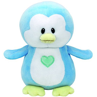Carletto 82008 - Ty Baby - Plüsch Pinguin, hellblau, 24 cm, Twinkles