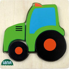 Lena 32079 - Holzpuzzle Traktor, Kinderpuzzle mit...