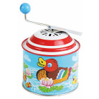Musikdrehdose Kleine Enten, Display
