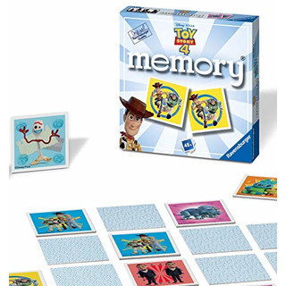 Ravensburger 21472 Disney Toy Story 4 Mini Memory Kids Age 3 Years and Up-A Classic Picture Snap Matching Pairs Game