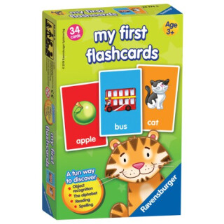 Ravensburger 23374 First Flash Card Game for Kids Age 3 Years and Up-Ideal for Object Recognition, The Alphabet, Reading and Spelling