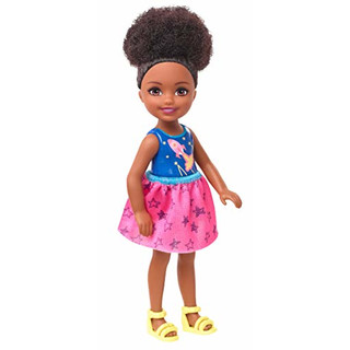 Mattel GHV62 - Barbie - Chelsea - Puppe, brünett, Weltraum Outfit