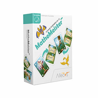 ALLEOVS Maths Master Minus - Educational Game for Subtraction in Maths - Maths substract basics for Primary School - Reaction Game for Children from 6 Years (2-4 Players) DE/EN/ES/FR/IT/RU