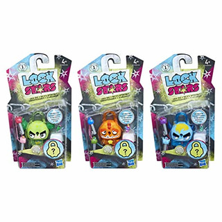 Hasbro Lock Stars E4607EP40 Multipack 2, Modelle/Farbe Sortiert, 3er Pack