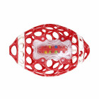 Oball Grab & Rattle Football Baby, Red/White