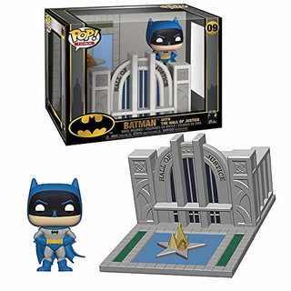 Funko POP! POP Towns: Batman 80th - Hall of Justice w/Batman Vinyl Figure 10cm