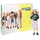 Creatable World GGT67 - Deluxe Charakter Puppen Set, individuell gestaltbare gender neutrale Puppe mit blonden, welligen Haaren, Spielzeug ab 6 Jahren
