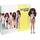 Creatable World GGT68 - Deluxe Charakter Puppen Set, individuell gestaltbare gender neutrale Puppe mit brünetten welligen Haaren, Spielzeug ab 6 Jahren
