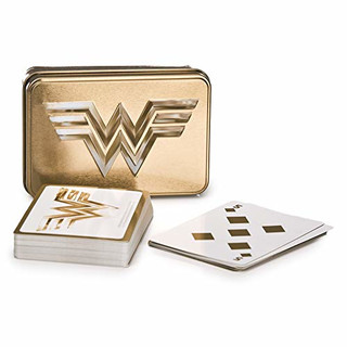 DC Comics Wonder Woman 1984 Logo Gold Playing Cards, Standard