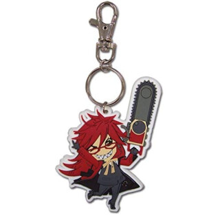 Black Butler Grelle PVC Key Chain
