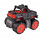 BIG-Power-Worker Mini Monstertruck, kleines Spielzeug Auto ideal für Unterwegs, Reifen aus Softmaterial, rot, schwarz, anthrazit , für Kinder ab 2 Jahren