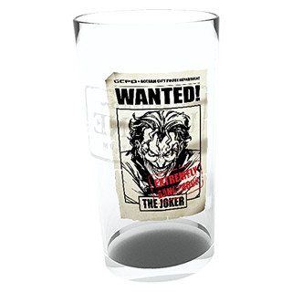 DC Comics The Joker Insane Pint Glasses, Glass, Various, 0.6 Litre