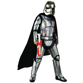 Rubies 3810670 - Stormtrooper Commander Adult, XL, silber/schwarz