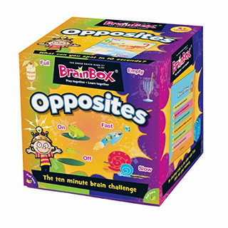 Green Board Games GRE91028 BrainBox Opposites, Kartenspiel
