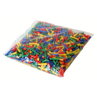 Mosaik Stecker color 0,5 cm, KIGA, Beutel°
