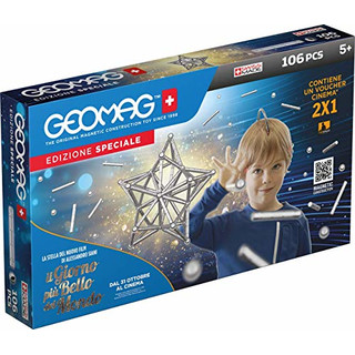 Geomag Silber, Spezial Edition, 106-teilig, Magnetkonstruktion