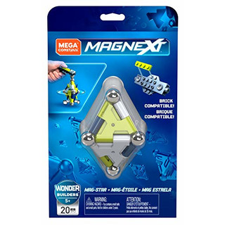 Mega Construx GFF22 - Magnext Mag Stern magnetische Bausteine und Kugeln Bauset mit 20 Bausteinen, Spielzeug ab 5 Jahren