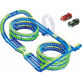 Wave Racers YW211137 Super Helix Speedway Track Spielset, Mehrfarbig, 96 x 54.4 x 26 cm