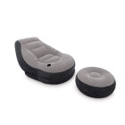 Intex Aufblasmöbel Ultra Lounge, Grau, 102 x 137 x...