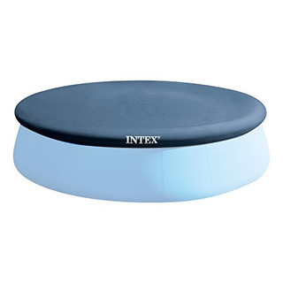 Intex Abdeckplane 28023, für Easy Set Pools, 457 cm, dunkelblau