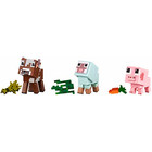 Mattel GFY78 - Minecraft Comic-Modus Tierfiguren 3er-Pack...