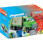 PLAYMOBIL Green Recycling Truck Playset