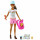 Barbie GRN66 - Wellness Wanderin-Puppe (brünett) mit Hündchen und Spielset, Geschenk für Kinder von 3 bis 7 Jahren