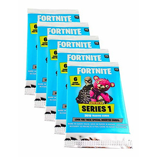 Fortnite Panini Sammelkarten Trading Cards Serie 1 (2019) -5 Booster (30 Karten)