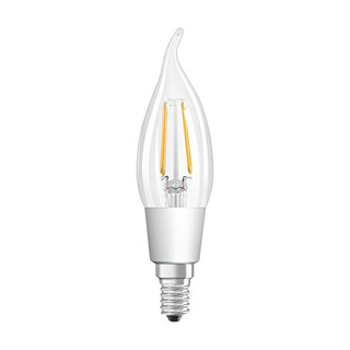 Osram LED Star+ GlowDim Classic BA Lampe, in Kerzenform mit E14-Sockel, Ersetzt 40 Watt, Filamentstil Klar, Warmweiß - 2700 Kelvin bis 2000 Kelvin, 1er-Pack