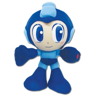 Great Eastern GE8982 10 Mega Man Plüsch Megaman Schlüsselanhänger, blau, 33 cm