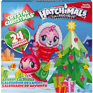 Hatchimals - CollEGGtibles Crystal Christmas - Adventskalender mit 15 exklusiven Sammelfiguren und mehr als 24 Überraschungen