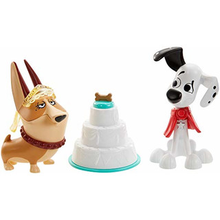 Mattel Disney GBM40 - Das Haus der 101 Dalmatiner, Figuren 2er-Pack Hochzeitsfeier