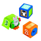 Fisher-Price GJW13 - Babys bunte Tierbausteine, 3 bunte...