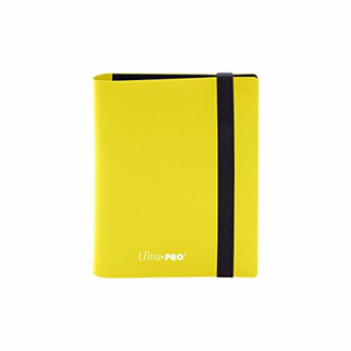 Ultra Pro 2-Pocket PRO-Binder - Eclipse Lemon Yellow