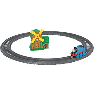 Thomas und seine Freunde GFF09 Track Master Push Along Thomas und die Windmühle Metall Zugmaschine Spielset