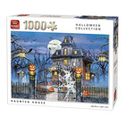 King 5723 Halloween Haunted House Puzzle, weiß