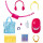 Barbie Mattel GHX34 Fashion Zubehör, Accessoires Street Dance, Tablet, Soundmachine, Kappe, Schmuck, Kopfhörer, .....