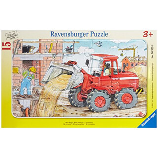 Ravensburger Kinderpuzzle 06359 - Mein Bagger - Rahmenpuzzle