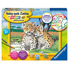 Ravensburger Malen nach Zahlen 28486 - Kleine Leoparden -...