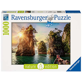 Ravensburger Puzzle 13968 - Three rocks in Cheow, Thailand - 1000 Teile Puzzle für Erwachsene und Kinder ab 14 Jahren, Puzzle mit Natur-Motiv