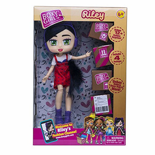 Rocco Giocattoli - Boxy Girls Riley Puppe 20 cm, Mehrfarbig, 763IT