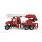 MACK Granite Feuerwehrleiterwagen mit Wasserpumpe + L+S...
